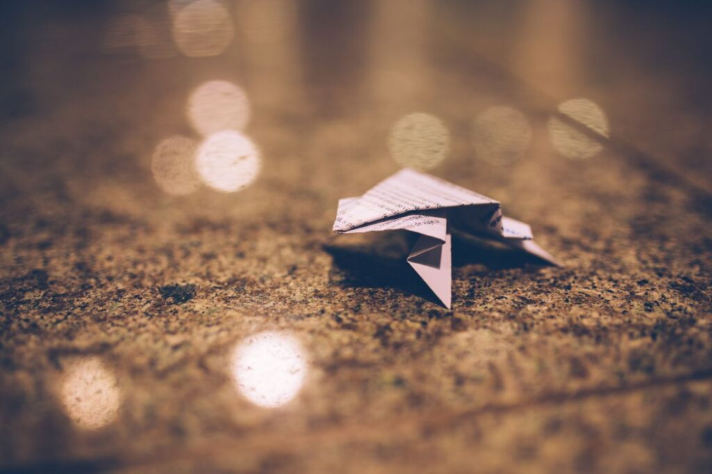 Origami Bokeh Stock Free