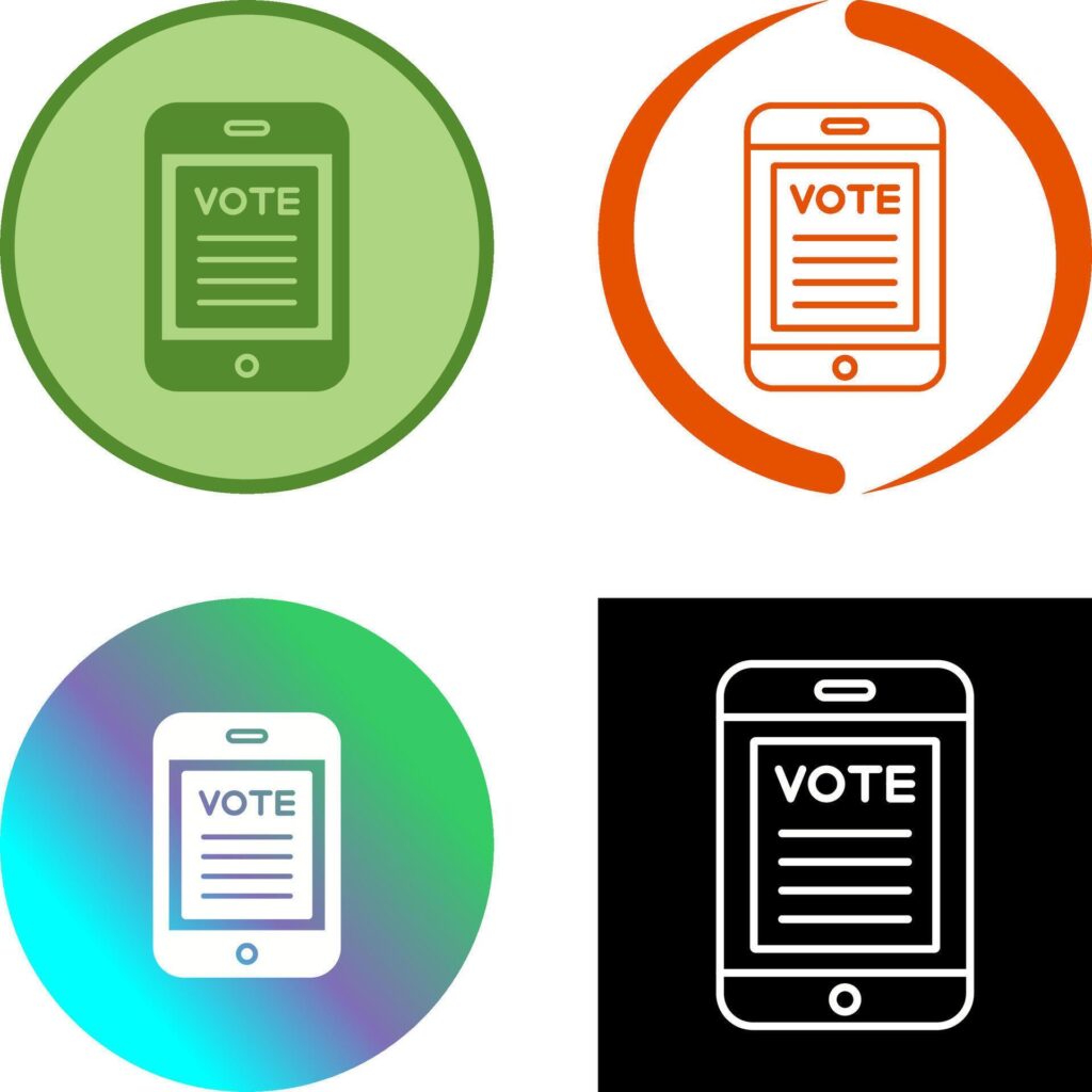 Vote Icon Design Stock Free