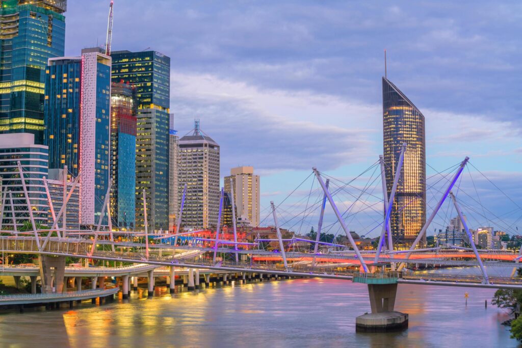 Brisbane city in Australia Stock Free