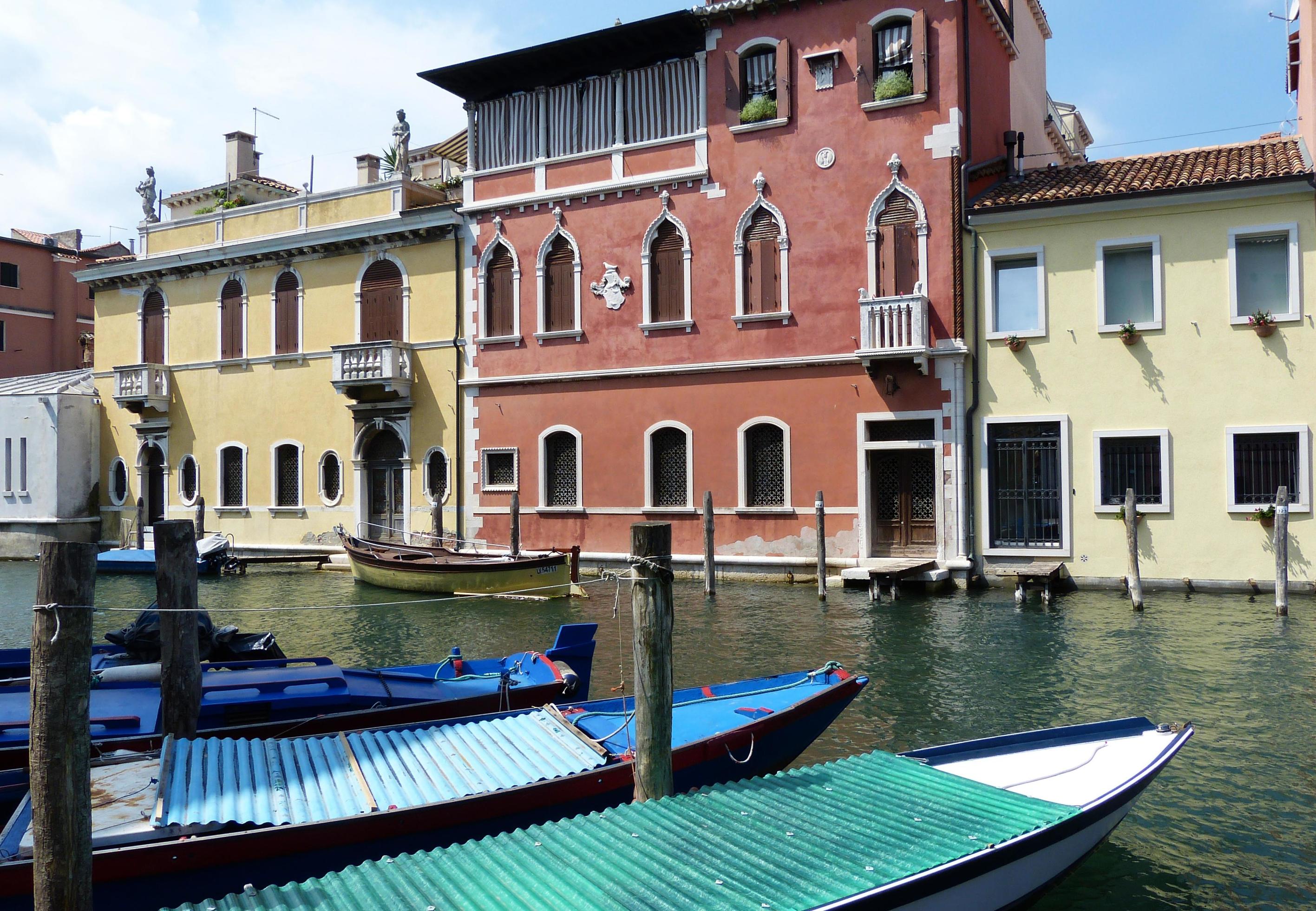 Canals and bridges of Chioggia. Italy Stock Free