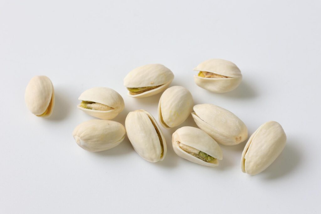 Pistachio nut isolated on white background Stock Free