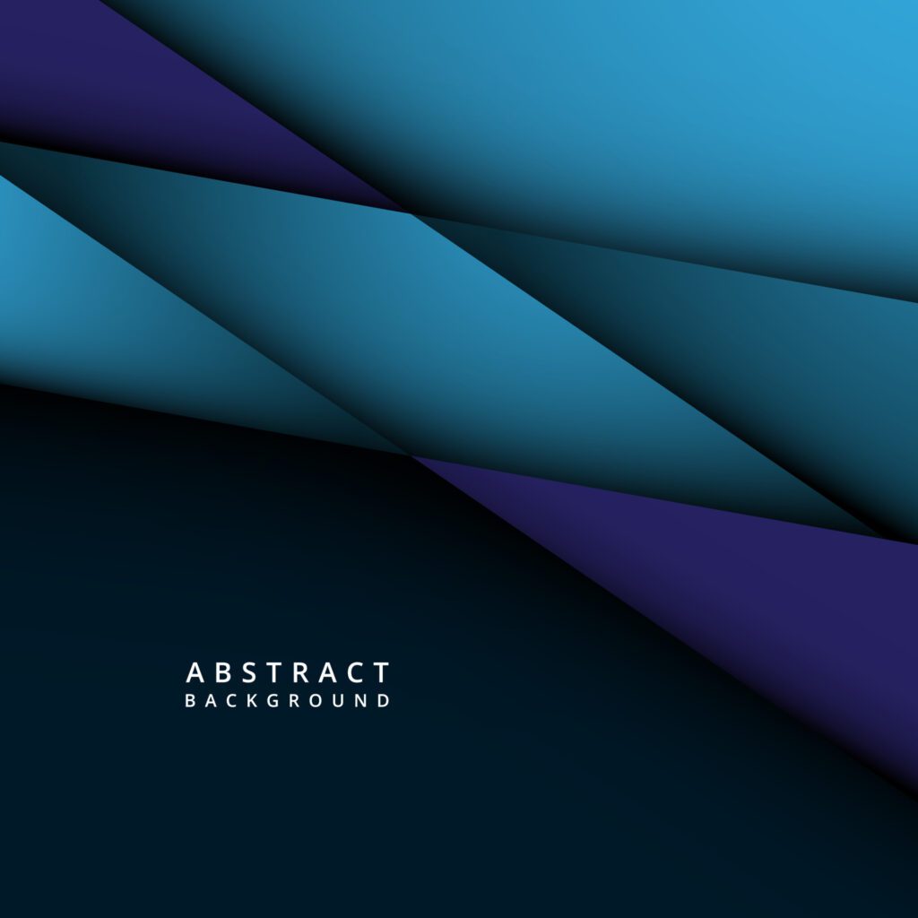 Abstract Blue Background Geometric Shape. Free Vector