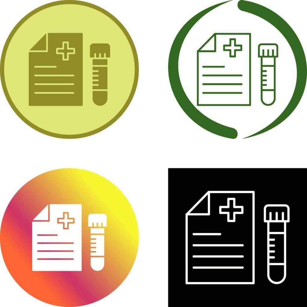 Blood Test Icon Design Stock Free