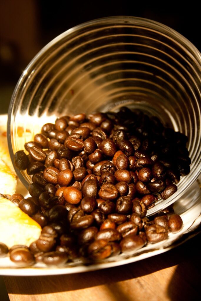 Coffee Beans Bowl Stock Free