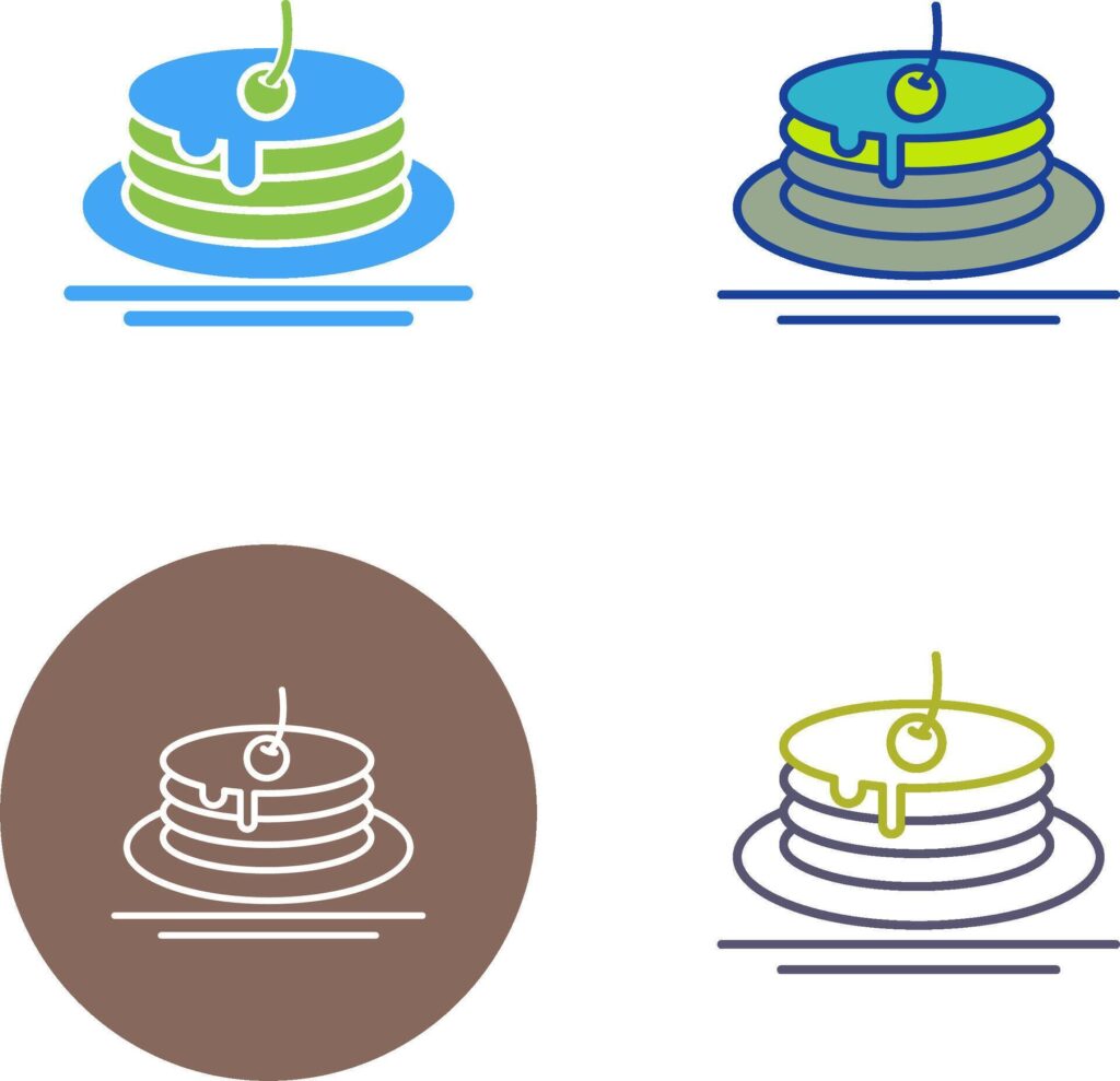 Pancake Icon Design Stock Free