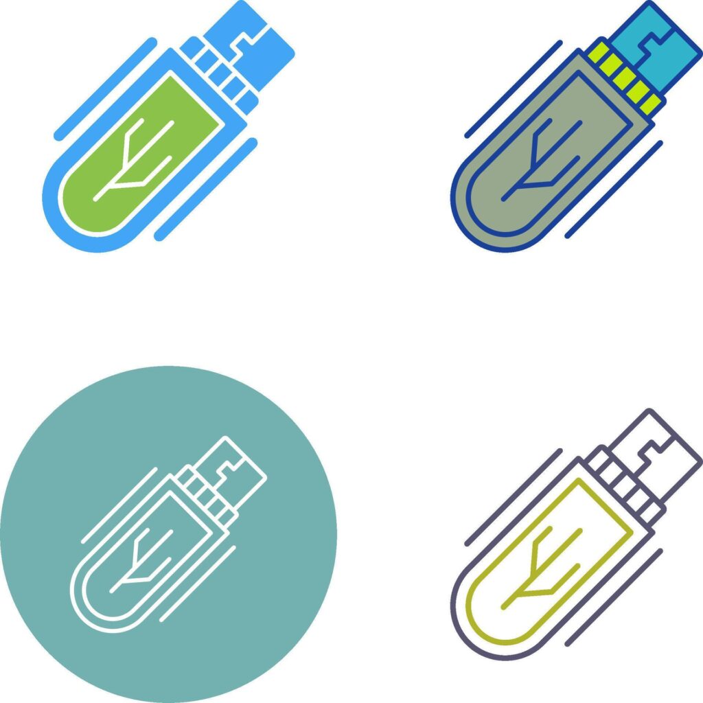 Usb Drive Icon Design Stock Free