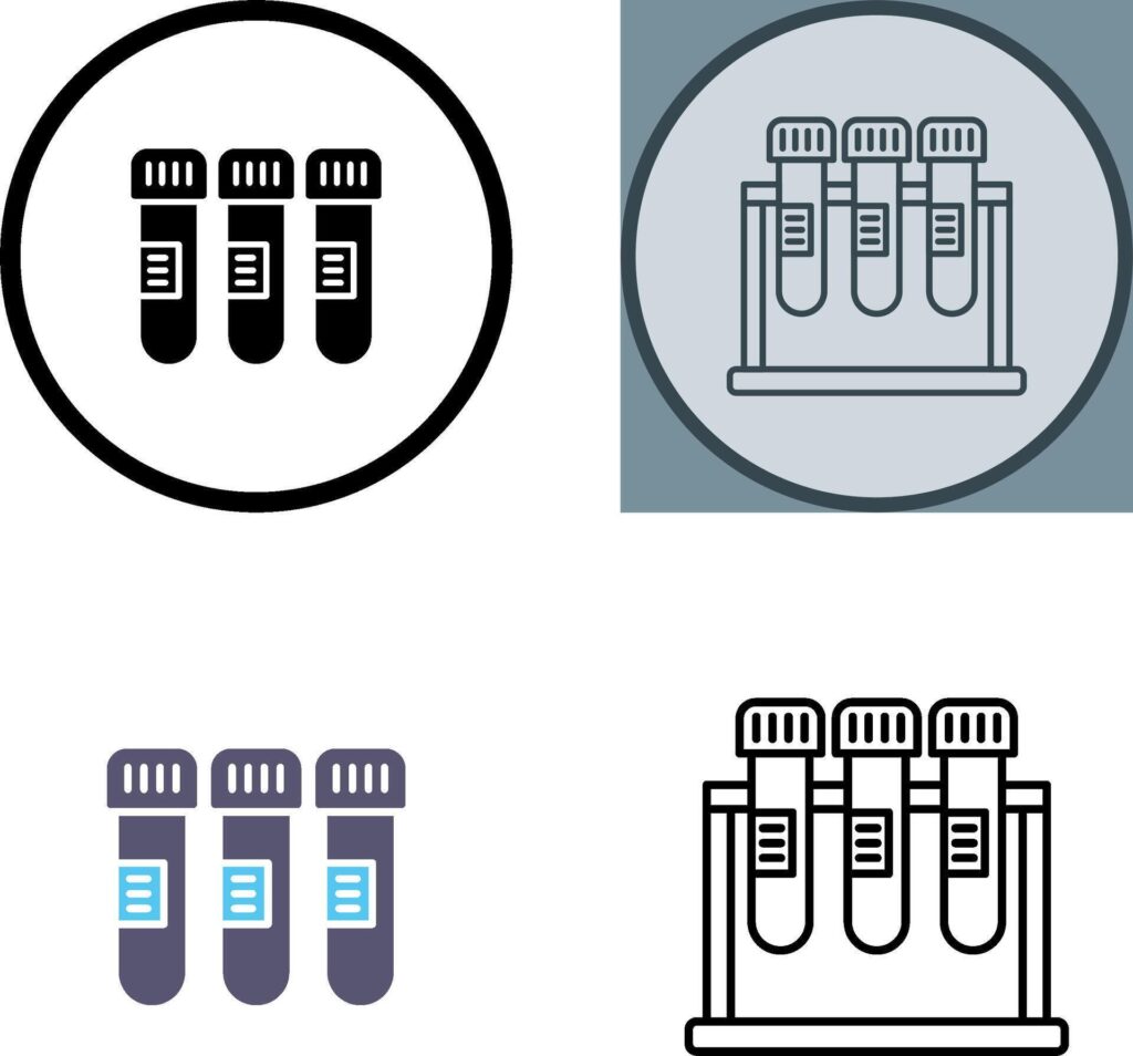 Test Tube Icon Design Stock Free