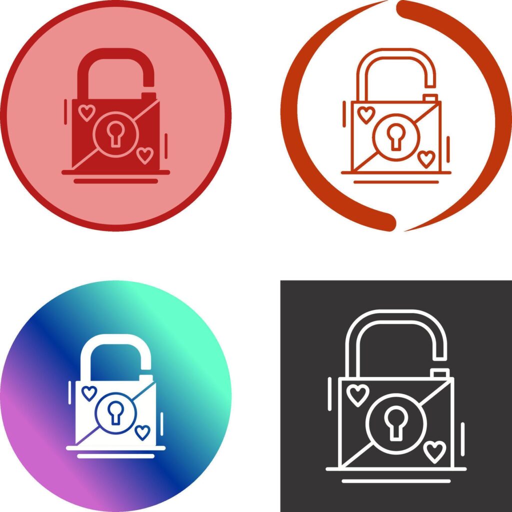 Padlock Icon Design Stock Free