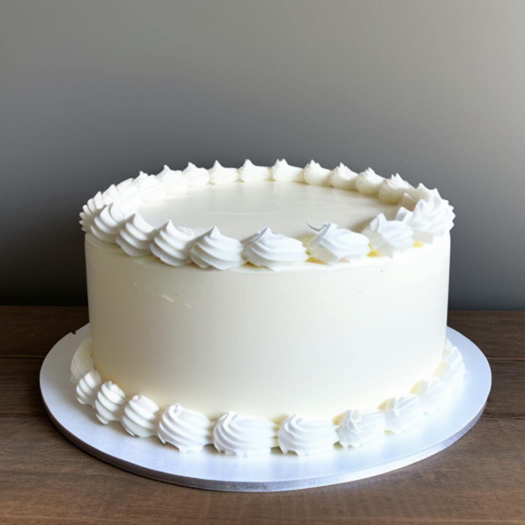 White cake by @georgiafisher1308824 by @ai_generated