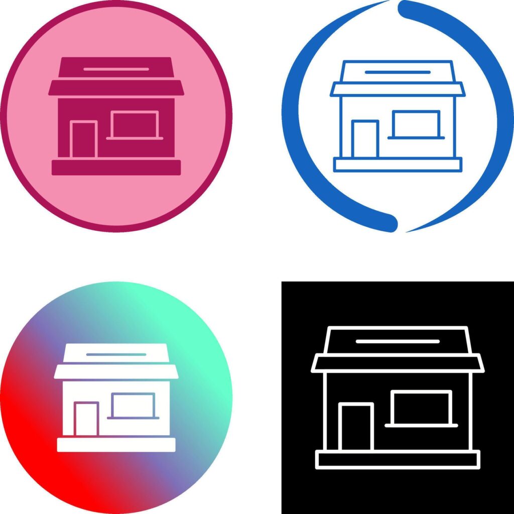 Shop Icon Design Stock Free