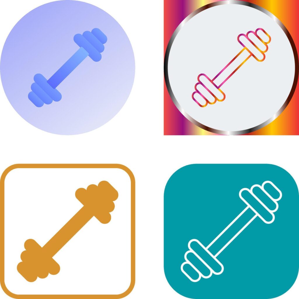 Gym Icon Design Stock Free