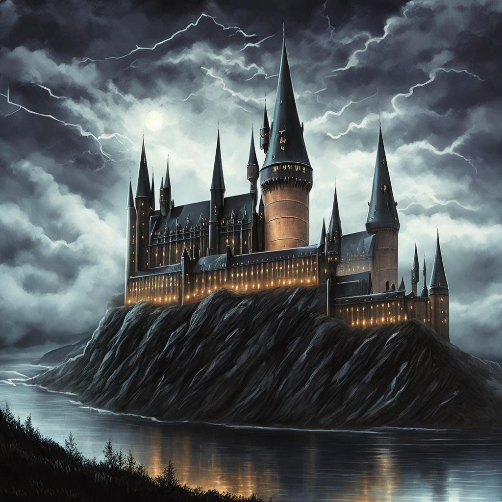 Hogwarts bir karanlık ve by @ai_generated