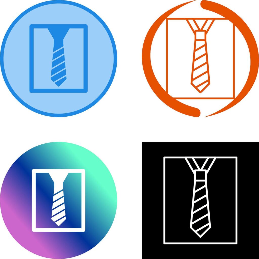 Tie Icon Design Stock Free