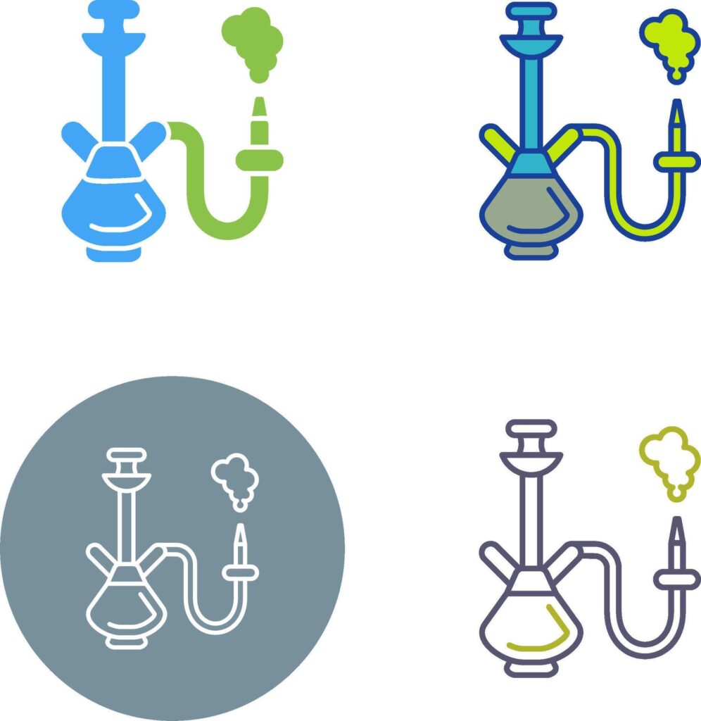 Hookah Icon Design Stock Free