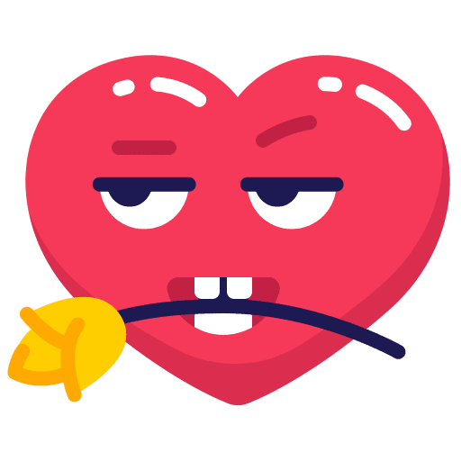 Flower, heart, seduce sticker