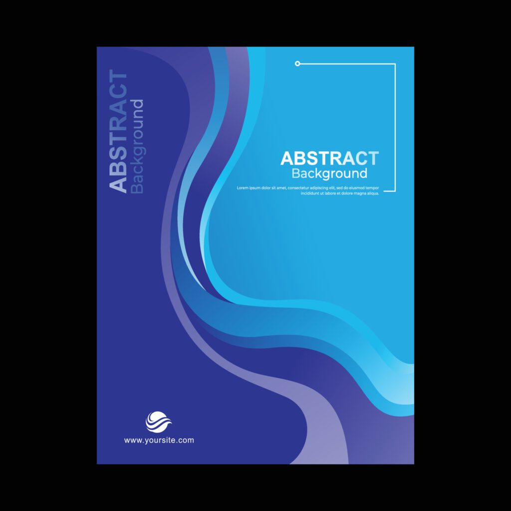 
									Blue color abstract corporate cover background Free Vector and Free SVG