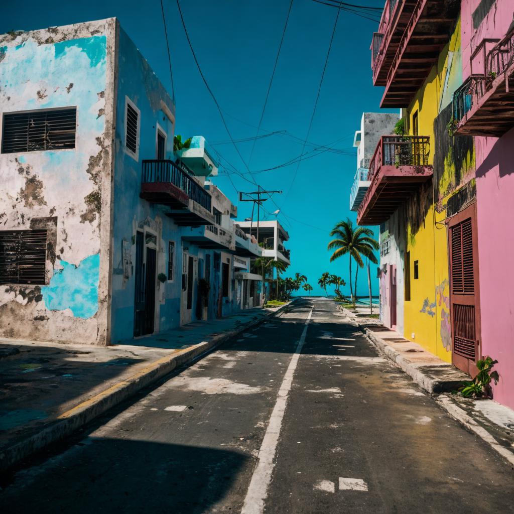 Puerto Rico dystopic scene by @ai_generated