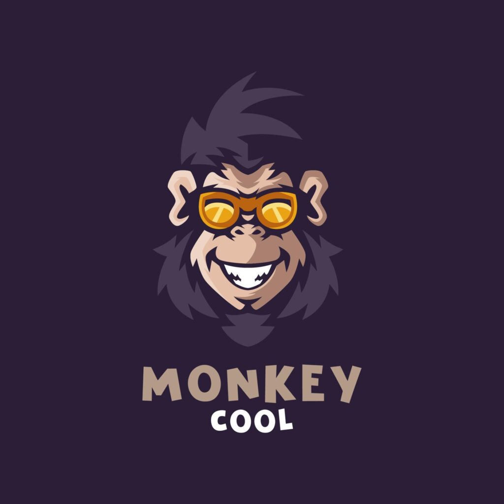 Monkey Logo Designs Templates Stock Free and Free SVG