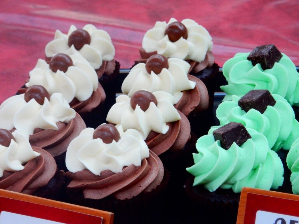 Cupcakes at Belfast Market Stock Free