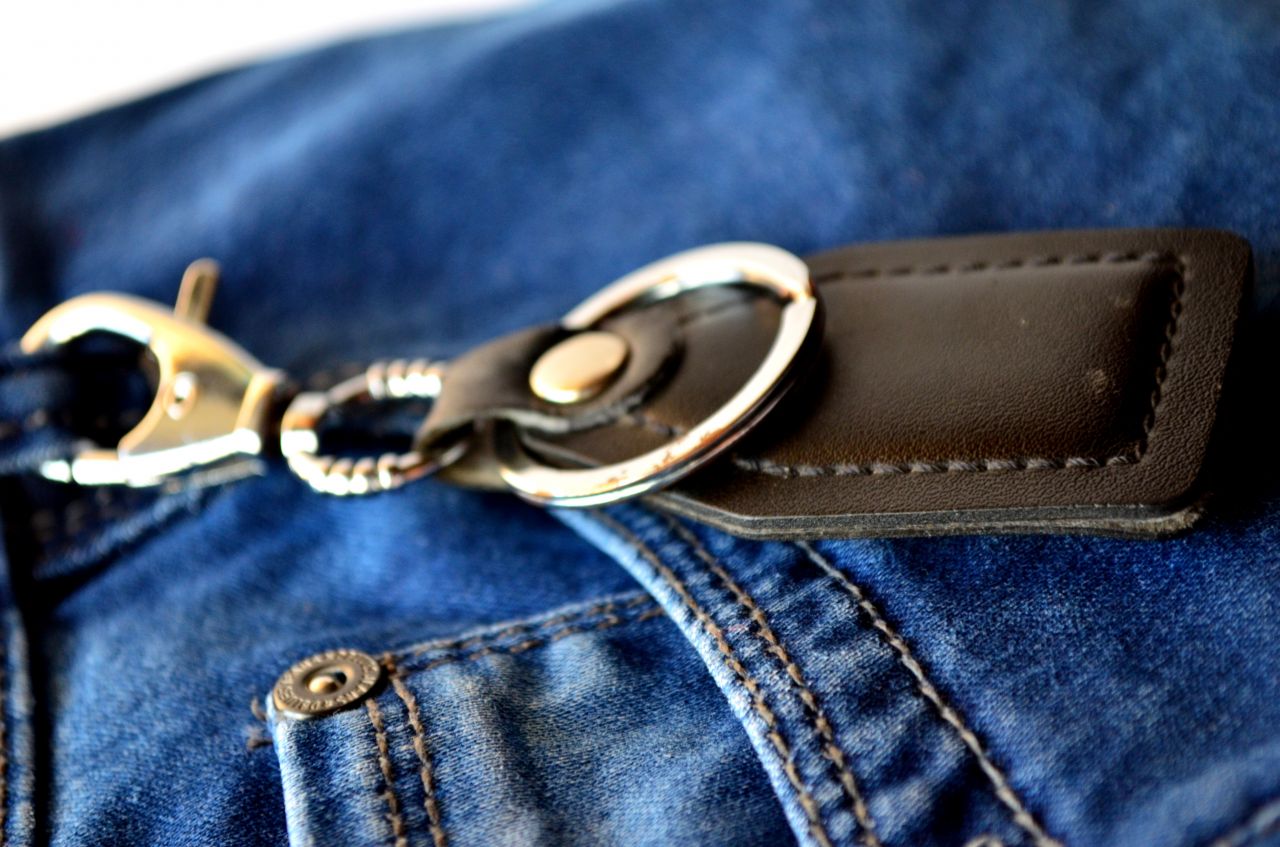 Jeans Keychain Stock Free