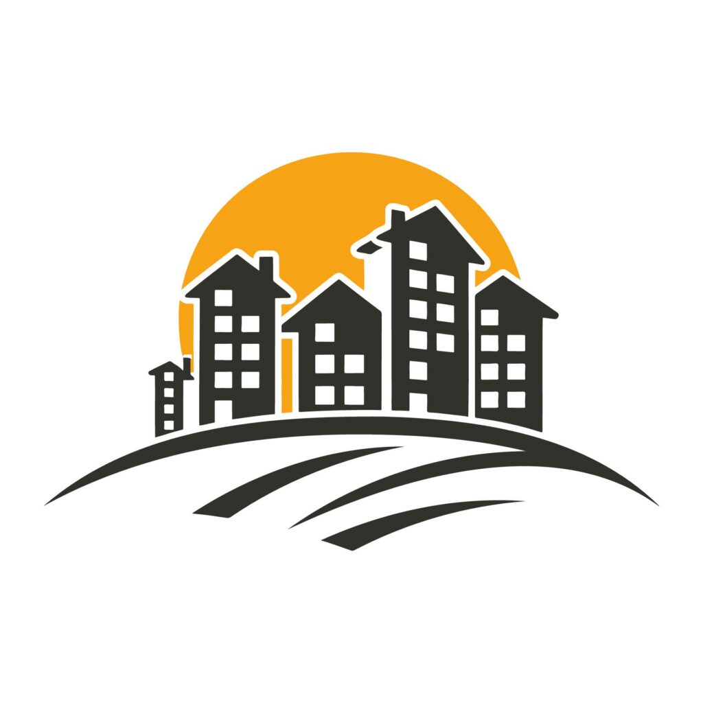 Simple Real Estate Logo. Vector Illustration Free Vector