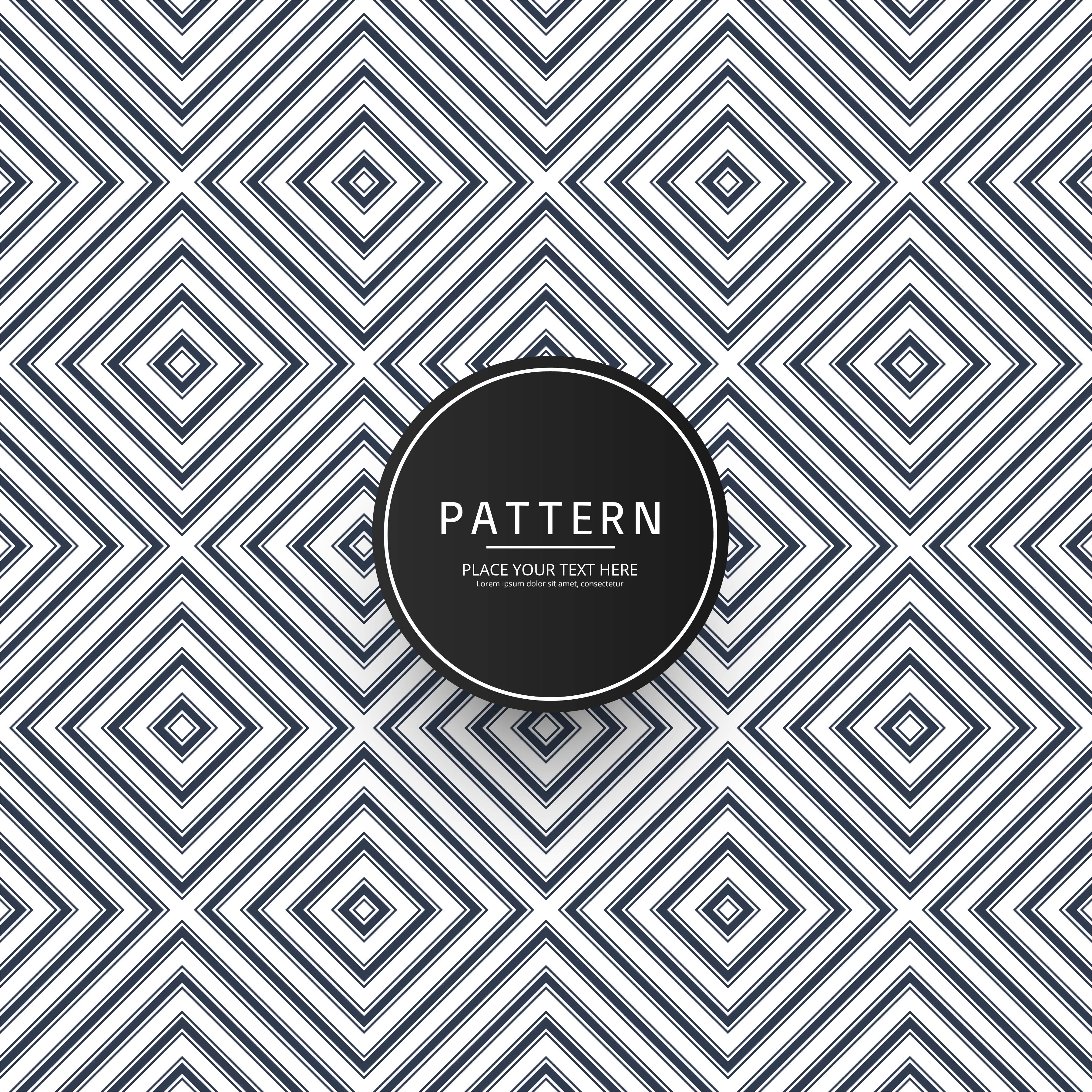 Seamless geometric pattern design illustration Free Vector