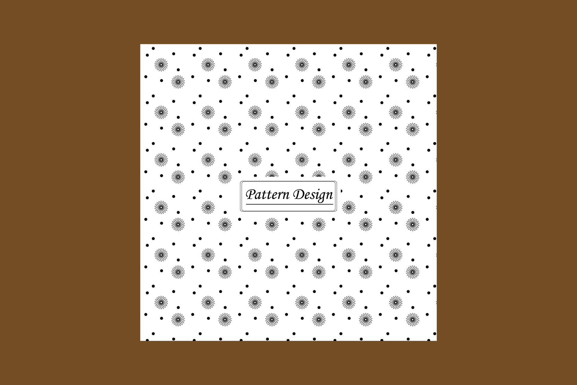 The pattern is used to make a printed pattern fabric. Free Vector