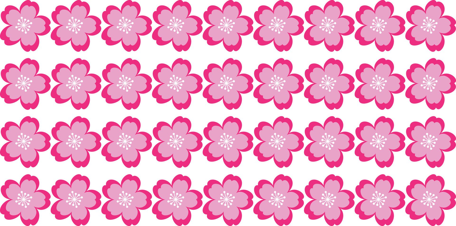 flower pattern background design Free Vector