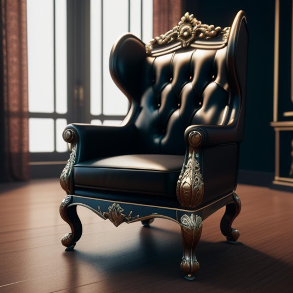 Sittting on Fancy chair by @ai_generated