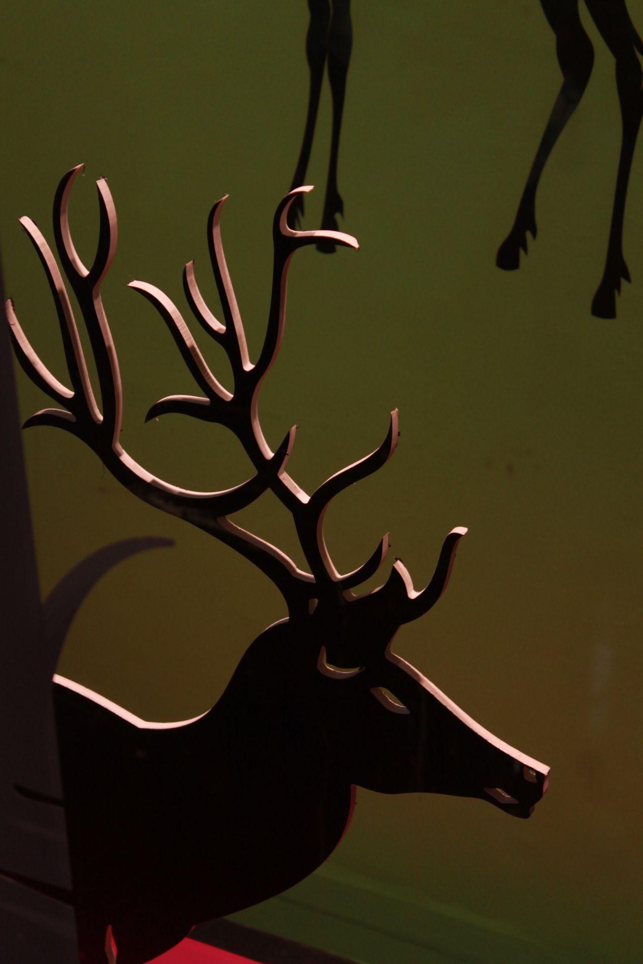 Reindeer Cutout Christmas Stock Free