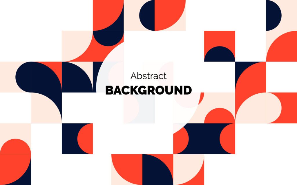 Geometric background with squares Vector illustration Free Vector