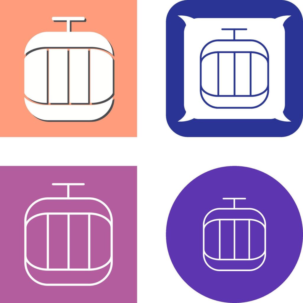 Cable Car Icon Design Stock Free