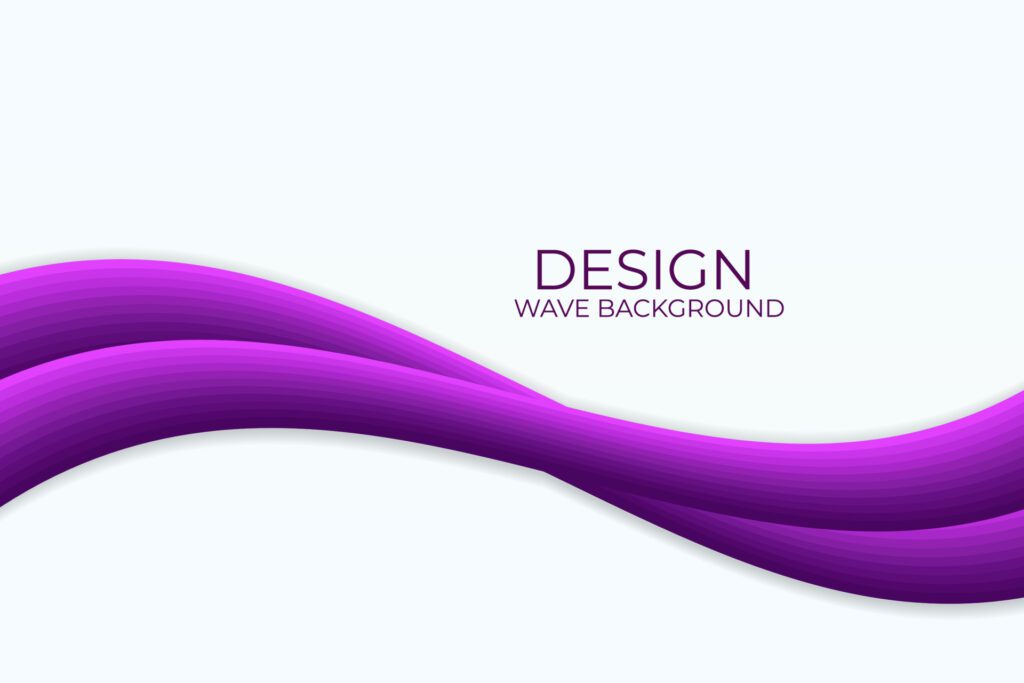 Purple Wave Background Free Vector and Free SVG