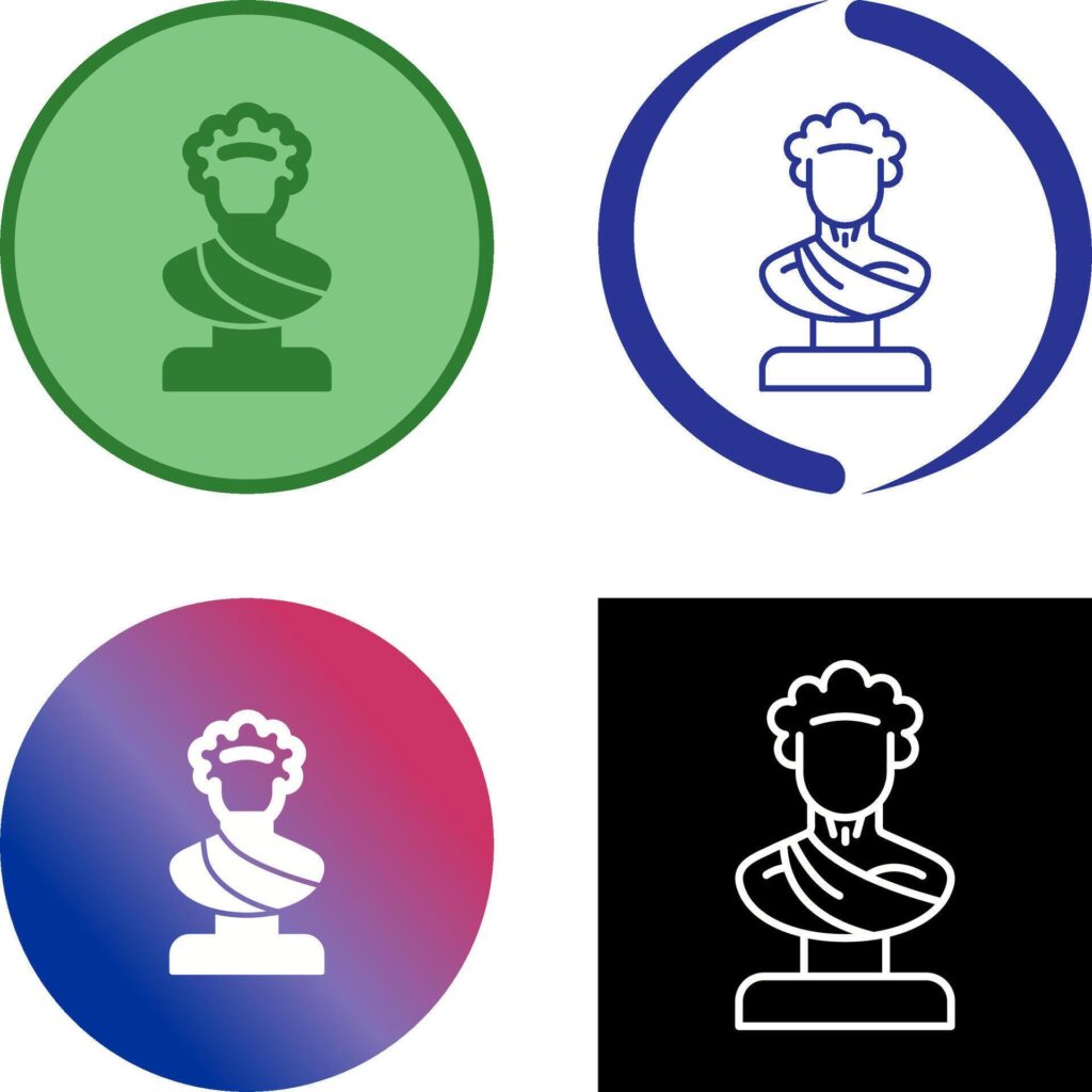 Statue Icon Design Stock Free