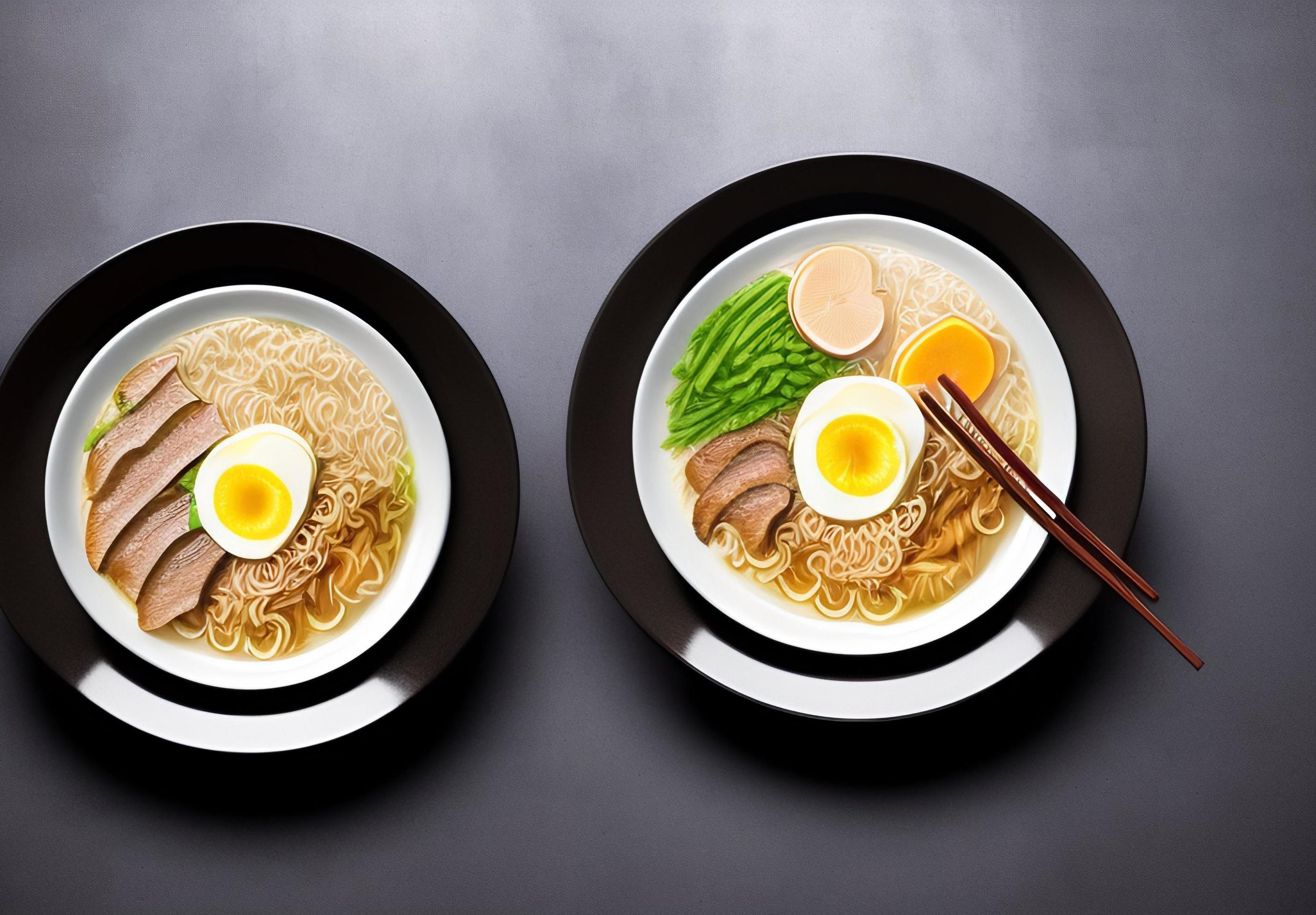 Delicious noodles. Fast food meal with appetizing pasta and chopsticks. Stock Free