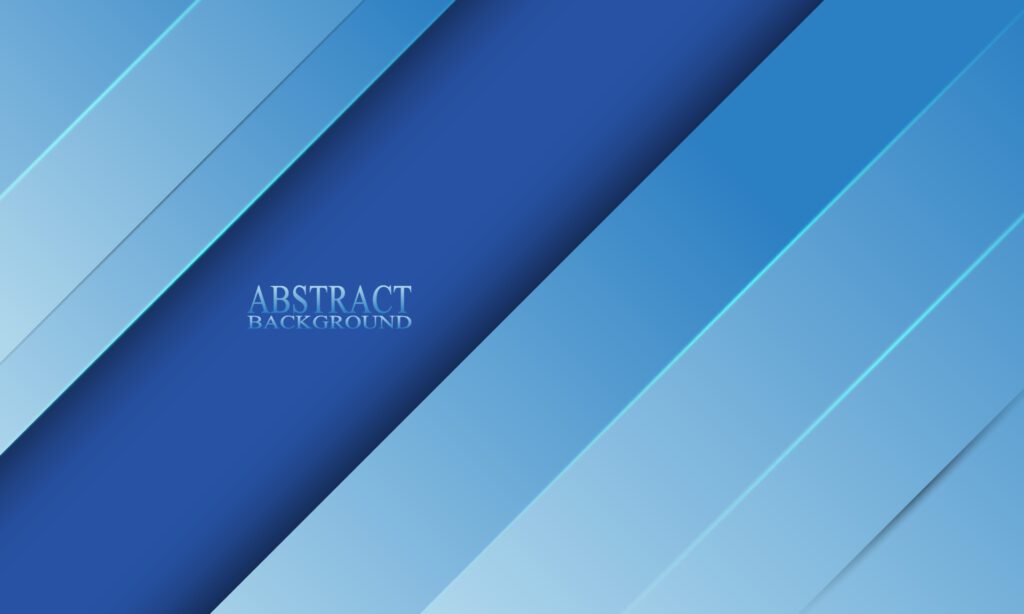 Abstract blue gradient stripes background. Free Vector