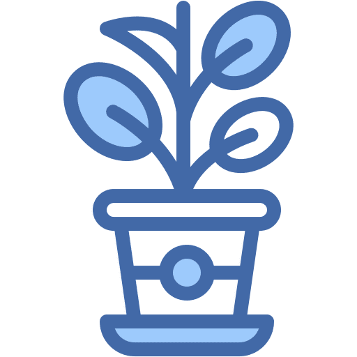 Rubber, plant, gardening icon