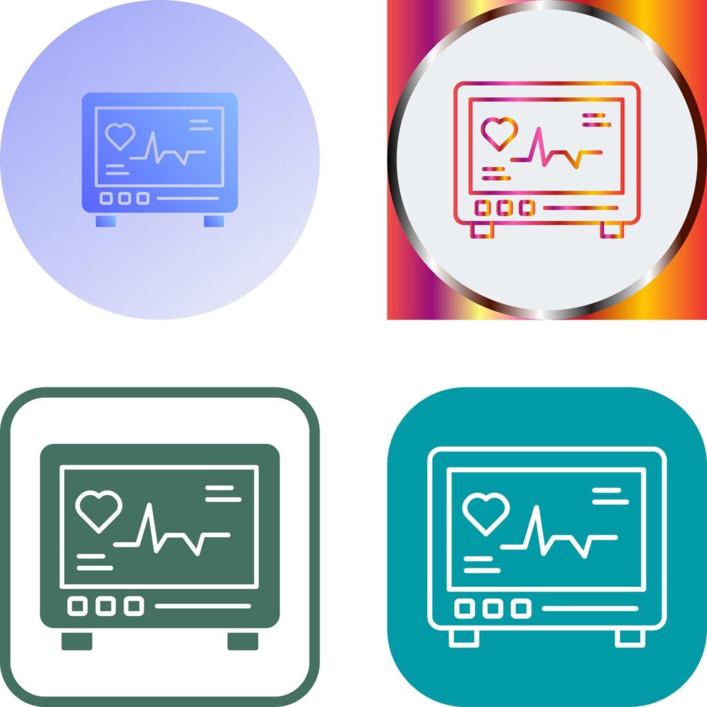 Cardiogram Icon Design Stock Free