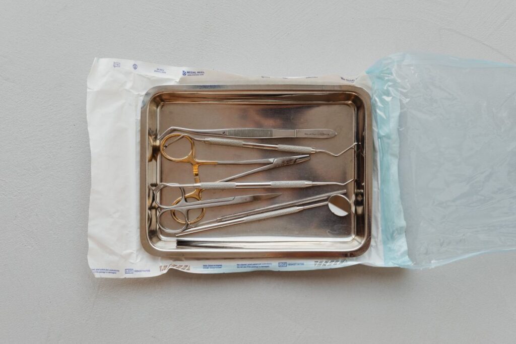 Detail of dental tools Stock Free