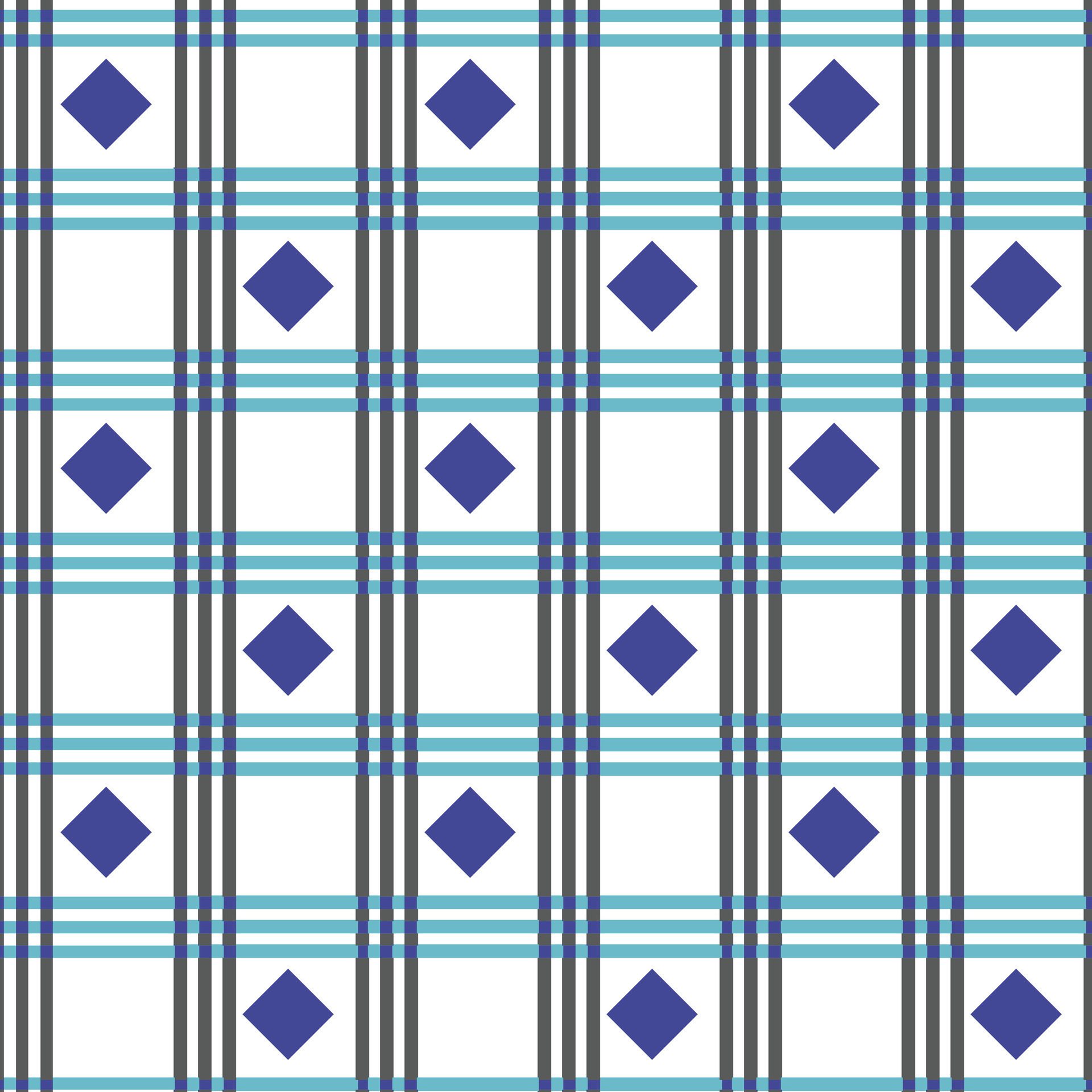 Aqua Tartan Seamless Pattern Design Free Vector