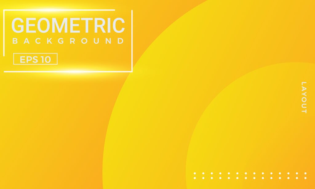 Yellow gradient geometric background. Perfect for copybook brochures, school books, Notebook paper, book, magazine template. Free Vector