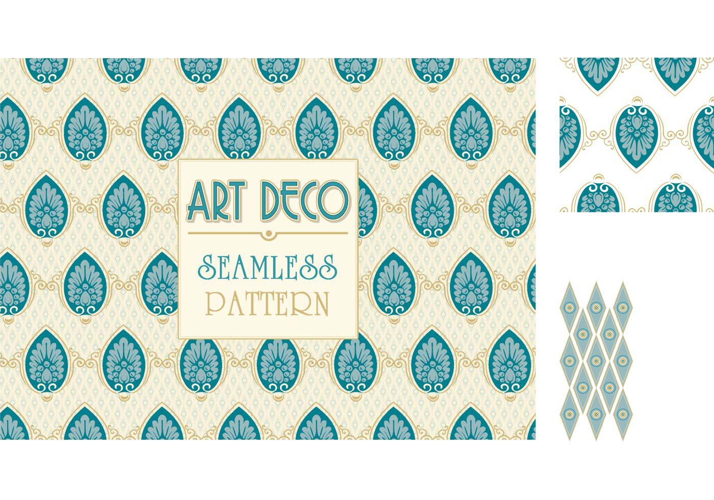 Free Ornate Floral Seamless Pattern Vector Free Vector and Free SVG