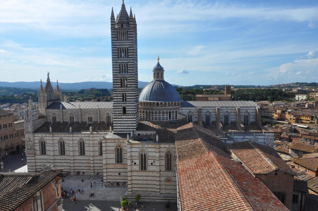 Cathedral church in Siena Stock Free