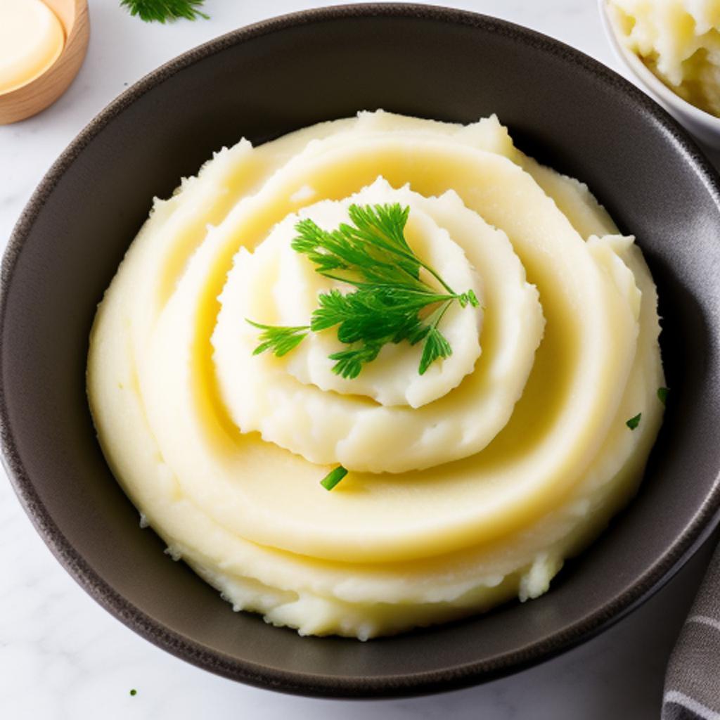 Mashed potatoes by @lxp4y1o1 by @ai_generated