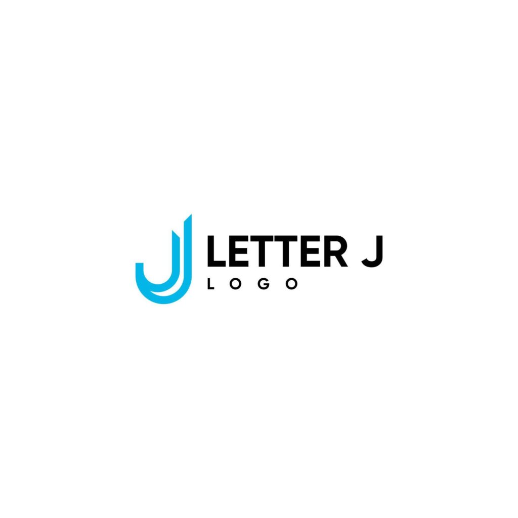 MONOGRAM LETTER J LOGO DESIGN MODERN TEMPLATE Stock Free