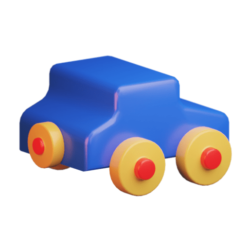 Car, vehicle, transport 3D illustration