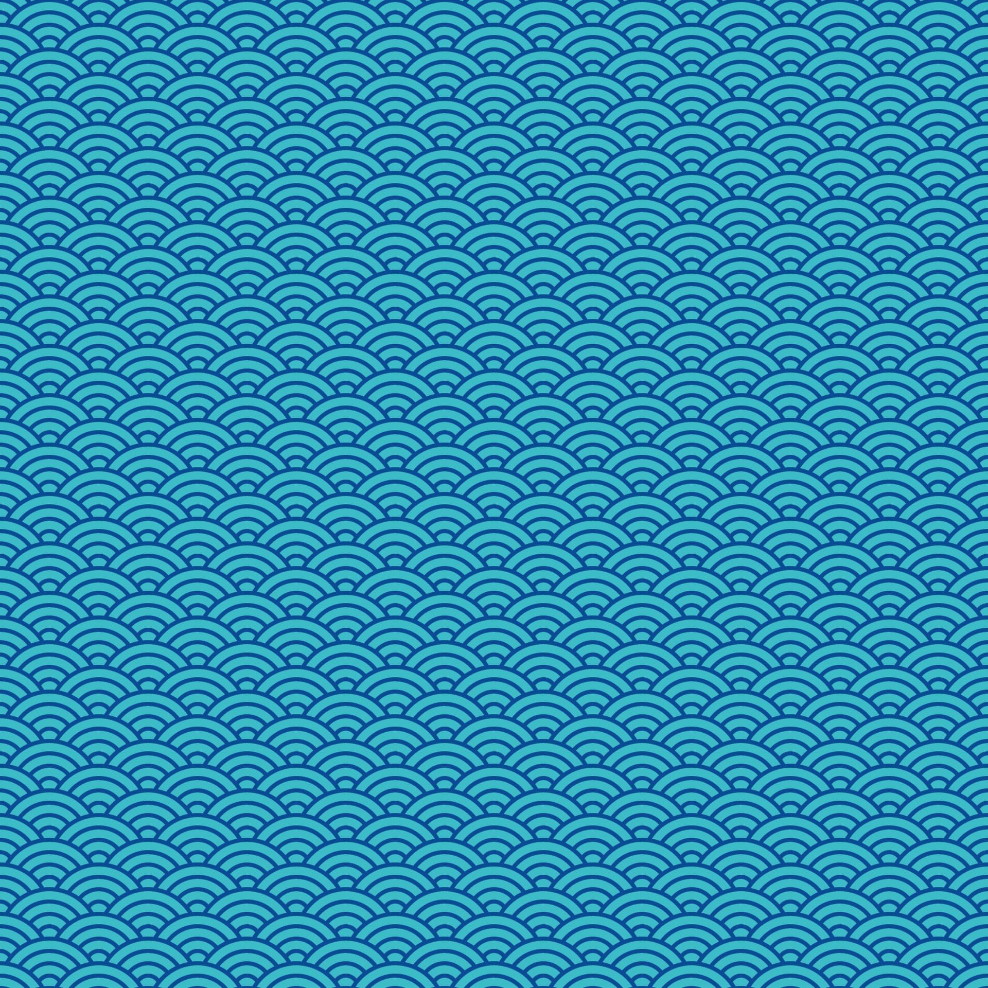 seamless japanese wave pattern background Free Vector