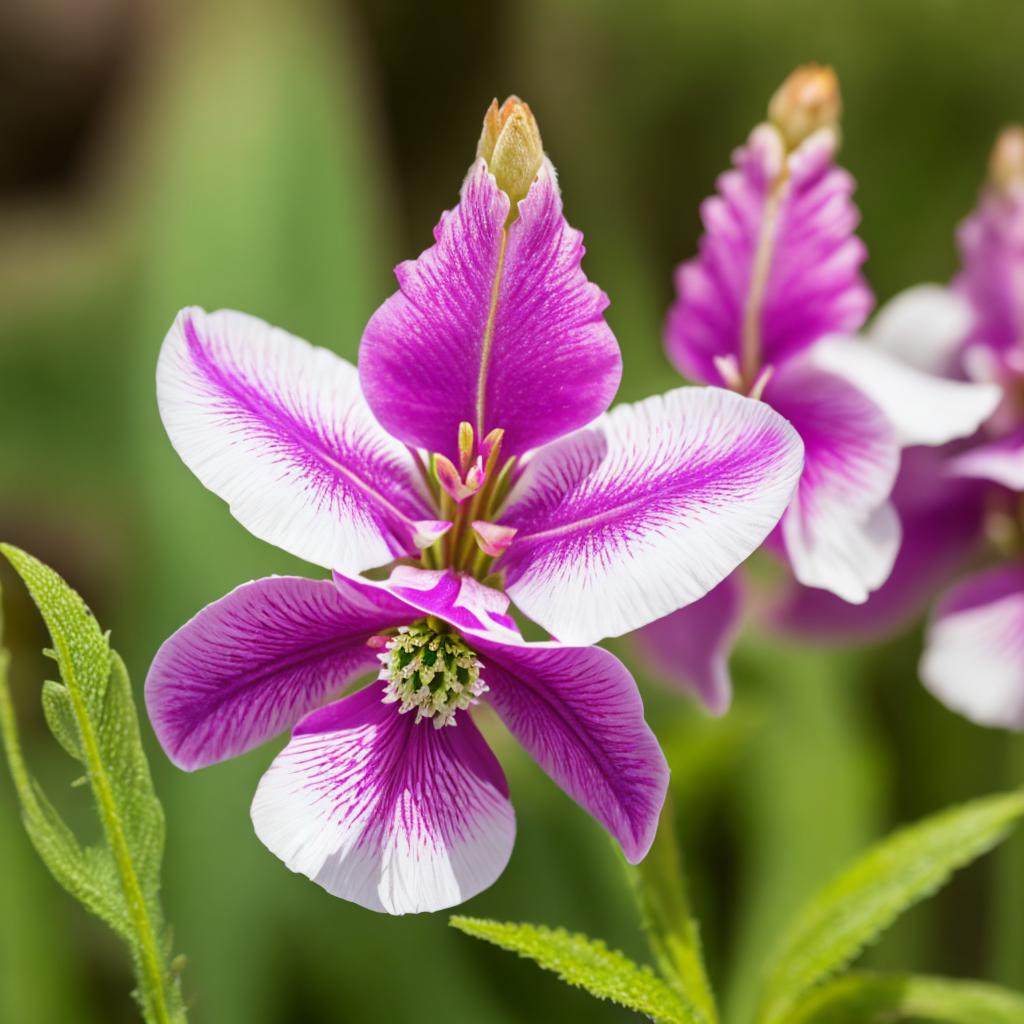 Close up foxglove flower by @ai_generated