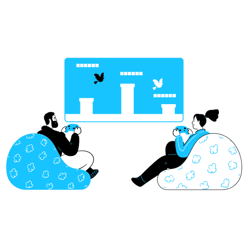 Video, game, gaming illustration