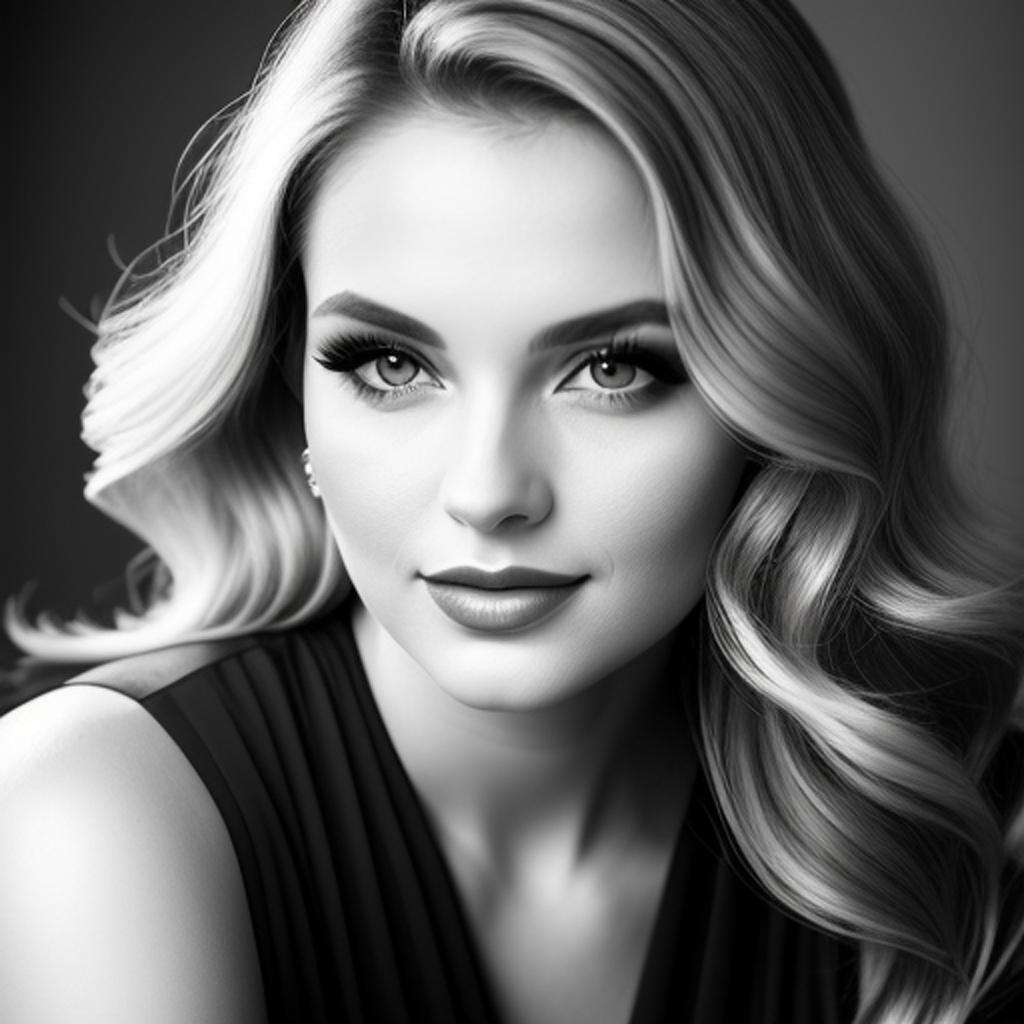 “Portrait photo, elegant female by @ai_generated